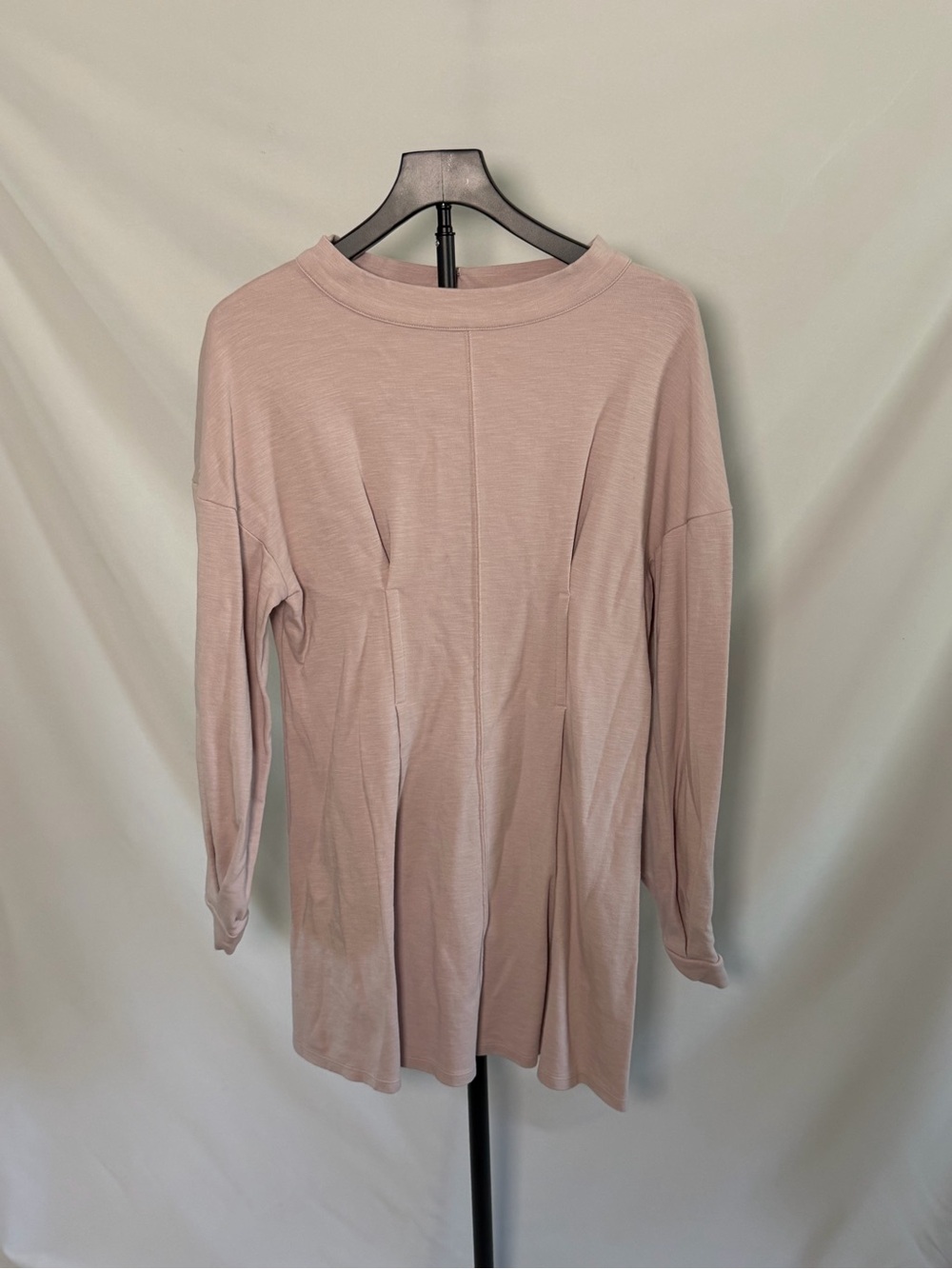NWOT - Free People Dusty Rose Long Sleeve Mini Dress - Size S